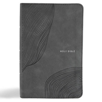 Picture of CSB Single-Column Compact Bible, Digital Study Edition, Charcoal Leathertouch