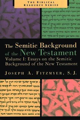 Picture of Essays on the Semitic Background of the New Testament