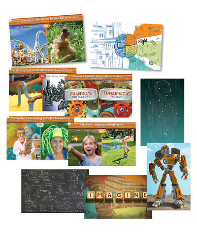 Picture of Vacation Bible School (VBS) 2017 Maker Fun Factory Imagination Station Poster Pack (Set of 10)