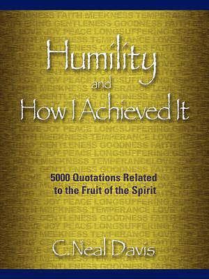 Picture of Humility and How I Acheived It