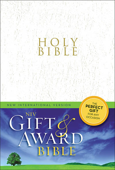 Picture of NIV Gift and Award Bible White - Case of 28
