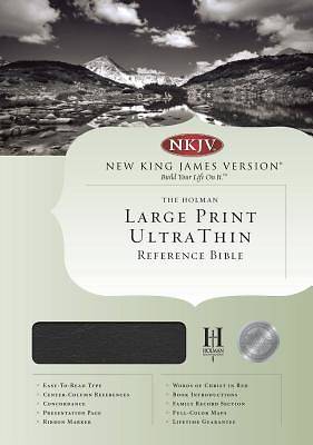 Picture of NKJV Ultrathin Large Print Reference Bible