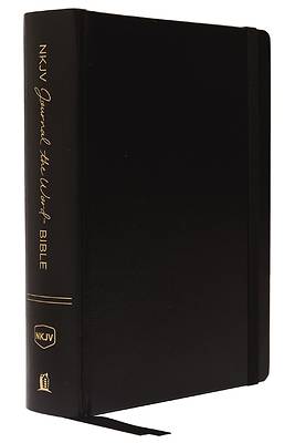 Picture of NKJV, Journal the Word Bible, Imitation Leather, Black, Red Letter Edition, Comfort Print
