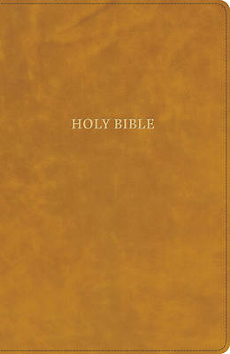 CSB Grace Bible, Camel Leathertouch (Dyslexia Friendly)