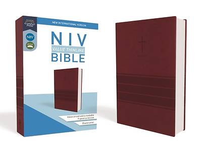 Picture of NIV Value Thinline Bible, Imitation Leather, Burgundy