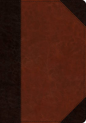 Picture of ESV Large Print Wide Margin Bible (Trutone, Brown/Cordovan, Portfolio Design)