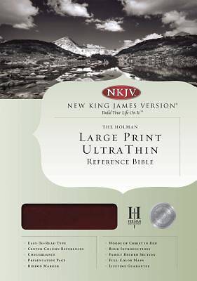 Picture of Large Print Ultrathin Reference Bible-NKJV
