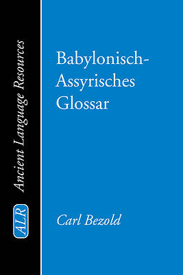 Picture of Babylonisch-Assyrisches Glossar
