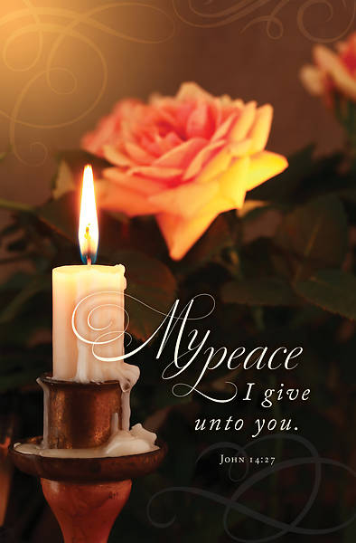 Funeral Bridge Peace I Leave with You Bulletin