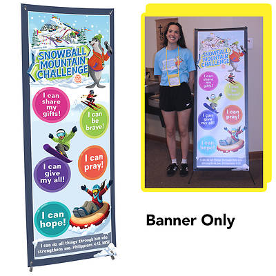 Picture of VBS 2026 Snowball Mountain Challenge VBS Theme Banner