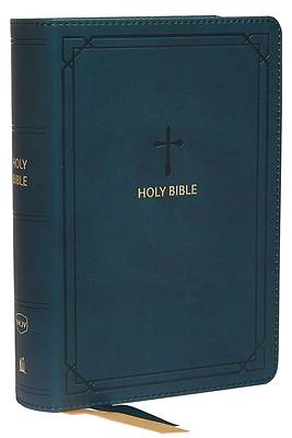 Picture of Nkjv, Reference Bible, Compact, Leathersoft, Teal, Red Letter Edition, Comfort Print