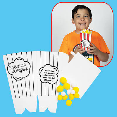 Picture of VBS 2027 On the Boardwalk Popcorn Tub Prayer Box (Pkg of 12)