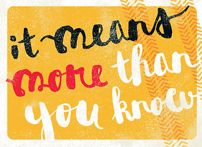 Picture of More Than You Know - Thank You Notes, Pack of 10