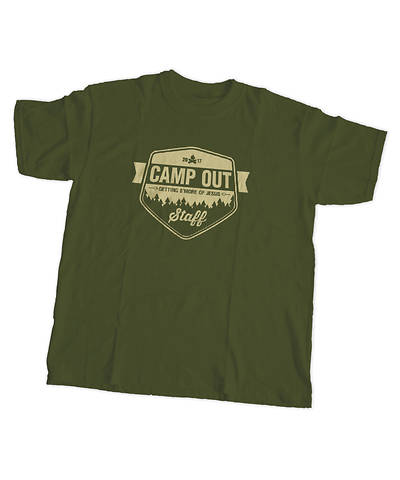 Picture of Vacation Bible School (VBS) 2017 Camp Out Staff T-Shirt (Med 38 - 40)