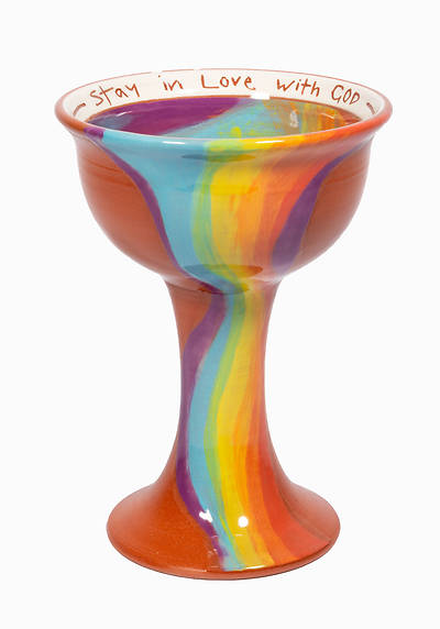 Picture of Rainbow Chalice "Stay in Love with God"