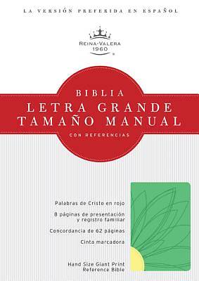 Picture of Rvr 1960 Biblia Letra Grande Tamano Manual Con Referencias, Primavera/Amarillo Limon Simil Piel