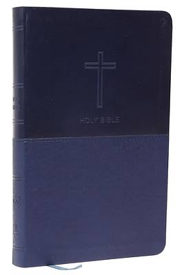 Picture of NKJV, Value Thinline Bible, Standard Print, Imitation Leather, Blue, Red Letter Edition