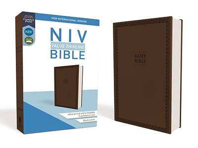 Picture of NIV, Value Thinline Bible, Imitation Leather, Brown