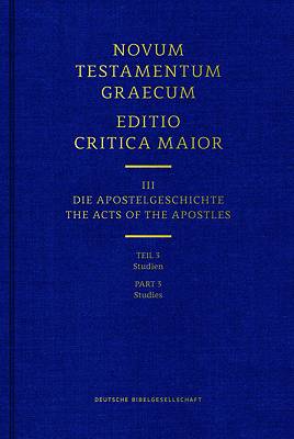 Picture of Novum Testamentum Graecum Ecm Part 3 Stu