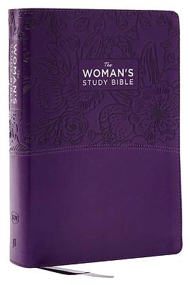 Picture of Kjv, the Woman's Study Bible, Leathersoft, Purple, Red Letter, Full-Color Edition, Comfort Print