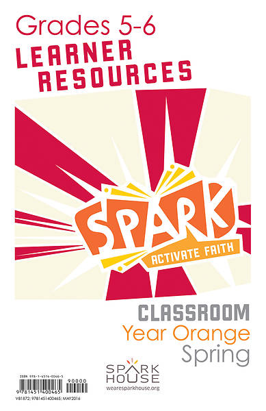 Picture of Spark Classroom Grades 5-6 Learner Leaflet Year Orange Spring