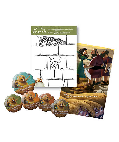 Picture of Vacation Bible School (VBS) 2017 Maker Fun Factory Tinker Tots Bible Pack (student pages) Pkg. of 50 sheets, enough for 10 kids