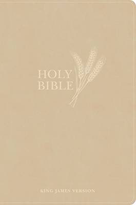 KJV Giant Print Reference Bible, Cream Leathertouch, Indexed