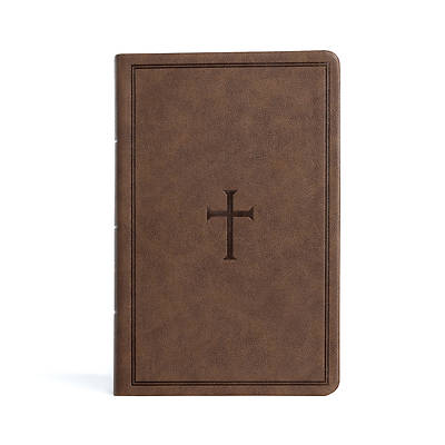Picture of CSB Large Print Personal Size Reference Bible, Brown Leathertouch, Indexed