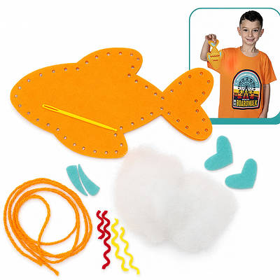 Picture of VBS 2027 On the Boardwalk Felt Fish Sewing Kit (Pkg of 12)