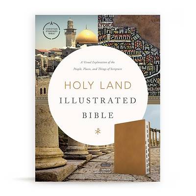 Picture of CSB Holy Land Illustrated Bible, Ginger Leathertouch, Indexed