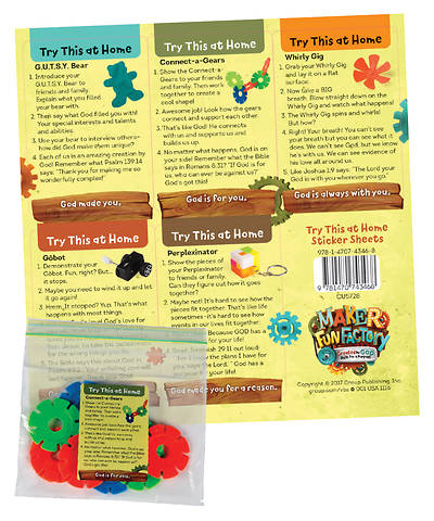 Picture of Vacation Bible School (VBS) 2017 Maker Fun Factory Try this at Home Sticker Sheets (10 sheets/pkg)