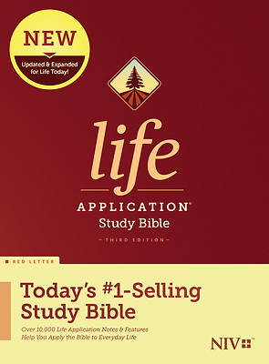 Picture of NIV Life Application Study Bible, Third Edition (Red Letter, Hardcover)