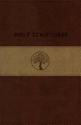 Picture of TLV Personal Size Giant Print Reference Bible, Holy Scriptures, Brown/Sand Duravella