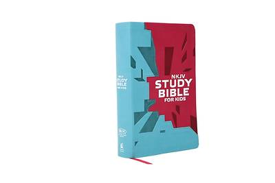 Picture of NKJV Study Bible for Kids Pink/Teal Cover