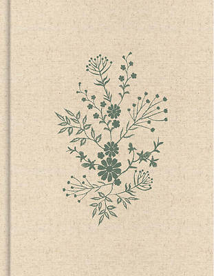 Picture of CSB Notetaking Bible, Expanded Reference Edition, Cream/Floral Cloth Over Board