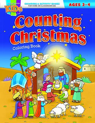 Picture of Coloring Activity Books - Christmas-2-4 - Counting Christmas