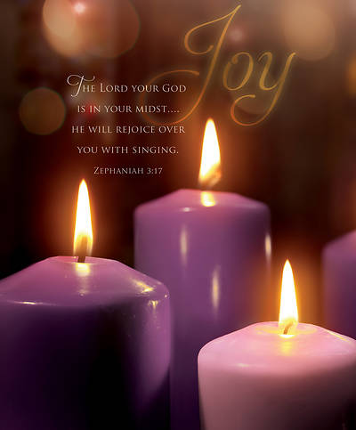 Picture of Advent Joy Week 3 Zephaniah 3:17 Bulletin Legal