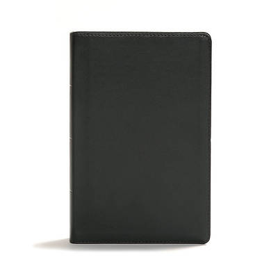 Picture of CSB Giant Print Center-Column Reference Bible, Black Leathertouch