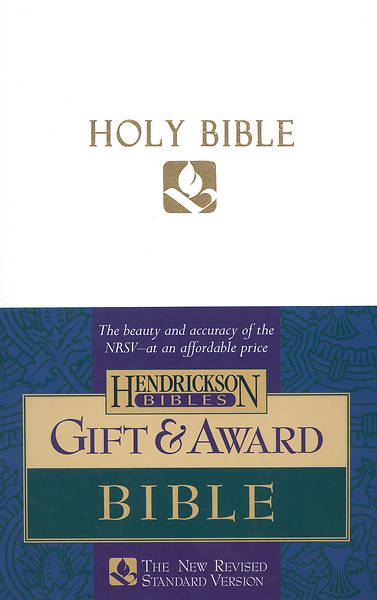 Picture of Gift & Award Bible-NRSV White (Case of 24)