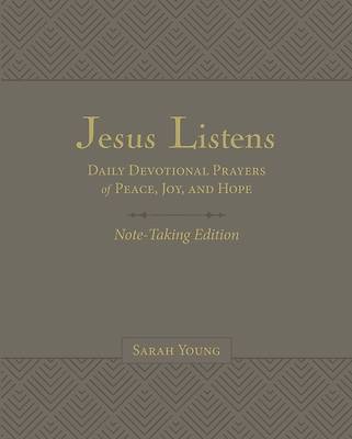 Picture of Jesus Listens Note-Taking Edition, Leathersoft, Gray, with Full Scriptures