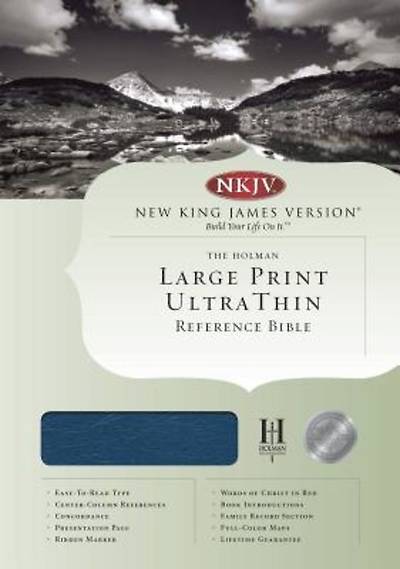 Picture of Ultrathin Large Print Reference Bible-NKJV