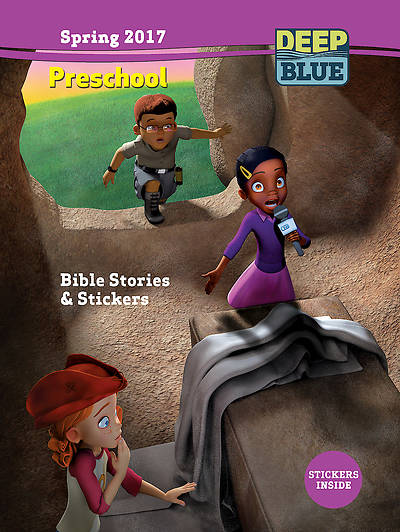 Picture of Deep Blue Preschool Bible Stories & Stickers Spring 2017