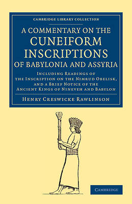Picture of A Commentary on the Cuneiform Inscriptions of Babylonia and Assyria