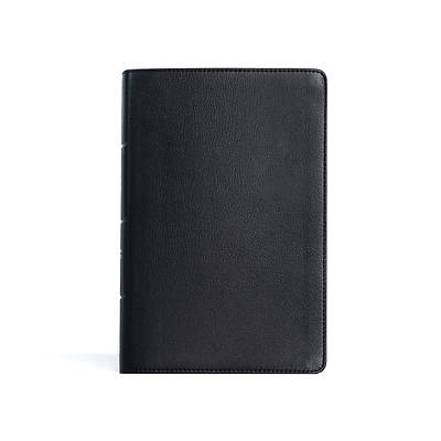 Picture of CSB Personal Size Giant Print Bible, Black Genuine Leather, Indexed