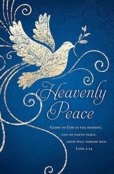 Picture of Heavenly Peace Christmas Regular Size Bulletin