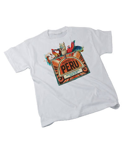 Picture of Vacation Bible School (VBS) 2017 Passport to Peru Theme T-shirt, Child (SM 6-8)