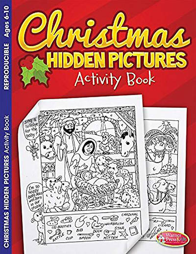 Picture of Coloring/Activity Book 6-10 Christmas Hidden Pictures