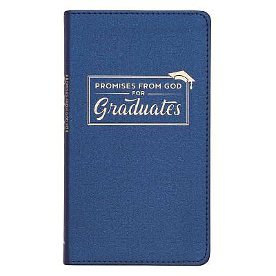 Picture of Promises from God for Graduates Blue Lux-Leather