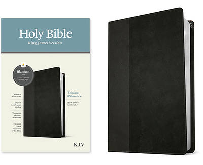 Picture of KJV Thinline Reference Bible, Filament Enabled Edition (Red Letter, Leatherlike, Black/Onyx)