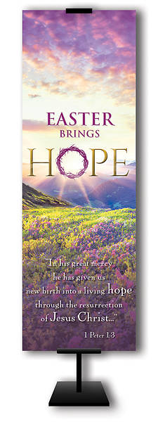 Picture of Easter Brings Hope Lent Banner - 3' x 5'